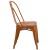 Flash Furniture ET-3534-OR-GG Distressed Orange Metal Indoor/Outdoor Stackable Chair addl-8
