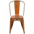 Flash Furniture ET-3534-OR-GG Distressed Orange Metal Indoor/Outdoor Stackable Chair addl-9