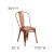 Flash Furniture ET-3534-POC-GG Copper Metal Indoor/Outdoor Stackable Chair addl-5