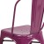 Flash Furniture ET-3534-PUR-GG Purple Metal Indoor/Outdoor Stackable Chair addl-11