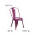 Flash Furniture ET-3534-PUR-GG Purple Metal Indoor/Outdoor Stackable Chair addl-5
