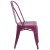 Flash Furniture ET-3534-PUR-GG Purple Metal Indoor/Outdoor Stackable Chair addl-8