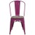 Flash Furniture ET-3534-PUR-WD-GG Purple Metal Stackable Chair with Wood Seat addl-5