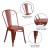 Flash Furniture ET-3534-RD-GG Distressed Kelly Red Metal Indoor/Outdoor Stackable Chair addl-4
