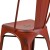 Flash Furniture ET-3534-RD-GG Distressed Kelly Red Metal Indoor/Outdoor Stackable Chair addl-7