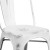 Flash Furniture ET-3534-WH-GG Distressed White Metal Indoor/Outdoor Stackable Chair addl-10