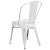 Flash Furniture ET-3534-WH-GG Distressed White Metal Indoor/Outdoor Stackable Chair addl-6