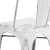 Flash Furniture ET-3534-WH-GG Distressed White Metal Indoor/Outdoor Stackable Chair addl-7