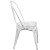 Flash Furniture ET-3534-WH-GG Distressed White Metal Indoor/Outdoor Stackable Chair addl-8