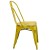 Flash Furniture ET-3534-YL-GG Distressed Yellow Metal Indoor/Outdoor Stackable Chair addl-8