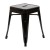 Flash Furniture ET-BT3503-18-BLK-GG 18" Stackable Backless Metal Indoor Table Height Dining Stool, Black - Set of 4 addl-6