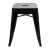 Flash Furniture ET-BT3503-18-BLK-GG 18" Stackable Backless Metal Indoor Table Height Dining Stool, Black - Set of 4 addl-7