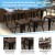 Flash Furniture ET-BT3503-18-BLK-WD-GG 18" Stackable Backless Black Metal Indoor Table Height Dining Stool with Wooden Seat, Set of 4 addl-4