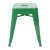 Flash Furniture ET-BT3503-18-GN-GG 18" Stackable Backless Metal Indoor Table Height Stool, Green - Set of 4 addl-10