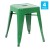 Flash Furniture ET-BT3503-18-GN-GG 18" Stackable Backless Metal Indoor Table Height Stool, Green - Set of 4 addl-2