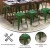 Flash Furniture ET-BT3503-18-GN-GG 18" Stackable Backless Metal Indoor Table Height Stool, Green - Set of 4 addl-4