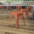 Flash Furniture ET-BT3503-18-ORG-GG 18" Stackable Backless Metal Indoor Table Height Stool, Orange - Set of 4 addl-1
