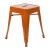 Flash Furniture ET-BT3503-18-ORG-GG 18" Stackable Backless Metal Indoor Table Height Stool, Orange - Set of 4 addl-6