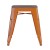 Flash Furniture ET-BT3503-18-ORG-WD-GG 18" Stackable Backless Orange Metal Indoor Dining Stool with Wooden Seat- - Set of 4 addl-9