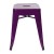 Flash Furniture ET-BT3503-18-PR-GG 18" Stackable Backless Metal Indoor Table Height Stool, Purple - Set of 4 addl-7