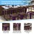 Flash Furniture ET-BT3503-18-PR-WD-GG 18" Stackable Backless Purple Metal Indoor Dining Stool with Wooden Seat - Set of 4 addl-4