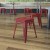 Flash Furniture ET-BT3503-18-RED-GG 18" Stackable Backless Metal Indoor Table Height Stool, Red - Set of 4 addl-1