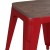 Flash Furniture ET-BT3503-18-RED-WD-GG 18" Stackable Backless Red Metal Indoor Dining Stool with Wooden Seat- - Set of 4 addl-7