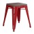 Flash Furniture ET-BT3503-18-RED-WD-GG 18" Stackable Backless Red Metal Indoor Dining Stool with Wooden Seat- - Set of 4 addl-8