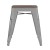 Flash Furniture ET-BT3503-18-SIL-WD-GG 18" Stackable Backless Silver Metal Indoor Dining Stool with Wooden Seat- - Set of 4 addl-9