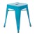 Flash Furniture ET-BT3503-18-TL-GG 18" Stackable Backless Metal Indoor Table Height Stool, Teal - Set of 4 addl-6