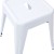 Flash Furniture ET-BT3503-18-WH-GG 18" Stackable Backless Metal Indoor Table Height Stool, White - Set of 4 addl-8