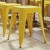Flash Furniture ET-BT3503-18-YL-GG 18" Stackable Backless Metal Indoor Table Height Stool, Yellow - Set of 4 addl-7