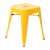 Flash Furniture ET-BT3503-18-YL-GG 18" Stackable Backless Metal Indoor Table Height Stool, Yellow - Set of 4 addl-9