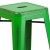 Flash Furniture ET-BT3503-24-GN-GG 24" Backless Distressed Green Metal Indoor/Outdoor Counter Height Stool addl-6