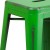 Flash Furniture ET-BT3503-24-GN-GG 24" Backless Distressed Green Metal Indoor/Outdoor Counter Height Stool addl-8