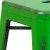 Flash Furniture ET-BT3503-24-GN-GG 24" Backless Distressed Green Metal Indoor/Outdoor Counter Height Stool addl-9
