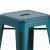 Flash Furniture ET-BT3503-24-KB-GG 24" Backless Distressed Kelly Blue-Teal Metal Indoor/Outdoor Counter Height Stool addl-7