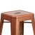 Flash Furniture ET-BT3503-24-POC-GG 24" Backless Copper Indoor/Outdoor Counter Height Stool addl-7