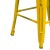 Flash Furniture ET-BT3503-24-YL-GG 24" Backless Distressed Yellow Metal Indoor/Outdoor Counter Height Stool addl-7