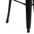 Flash Furniture ET-BT3503-30-BK-GG 30" Backless Distressed Black Metal Indoor/Outdoor Barstool addl-6