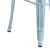 Flash Furniture ET-BT3503-30-DB-GG 30" Backless Distressed Green-Blue Metal Indoor/Outdoor Barstool addl-6