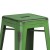 Flash Furniture ET-BT3503-30-GN-GG 30" Backless Distressed Green Metal Indoor/Outdoor Barstool addl-6