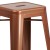 Flash Furniture ET-BT3503-30-POC-GG 30" Backless Copper Indoor/Outdoor Barstool addl-8
