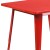 Flash Furniture ET-CT002-1-RED-GG 31.5" Square Red Metal Indoor/Outdoor Table addl-6