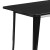 Flash Furniture ET-CT005-BK-GG 31.5" x 63" Rectangular Black Metal Indoor/Outdoor Table addl-6