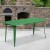 Flash Furniture ET-CT005-GN-GG 31.5" x 63" Rectangular Green Metal Indoor/Outdoor Table addl-1
