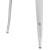 Flash Furniture ET-CT005-WH-GG 31.5" x 63" Rectangular White Metal Indoor/Outdoor Table addl-7