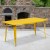 Flash Furniture ET-CT005-YL-GG 31.5" x 63" Rectangular Yellow Metal Indoor/Outdoor Table addl-1