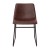 Flash Furniture ET-ER18345-18-DB-BK-GG 18" Mid-Back Sled Base Dining Chair in Dark Brown LeatherSoft with Black Frame, Set of 2 addl-10