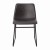 Flash Furniture ET-ER18345-18-GY-BK-GG 18" Mid-Back Sled Base Dining Chair in Dark Gray LeatherSoft with Black Frame, Set of 2 addl-10